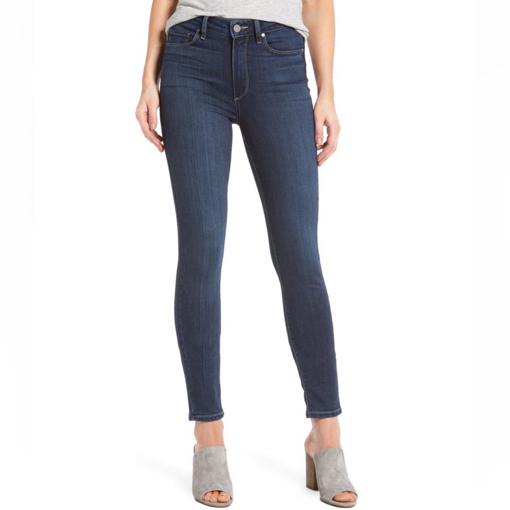 Paige Hoxton High Waist Ankle Skinny Jeans
